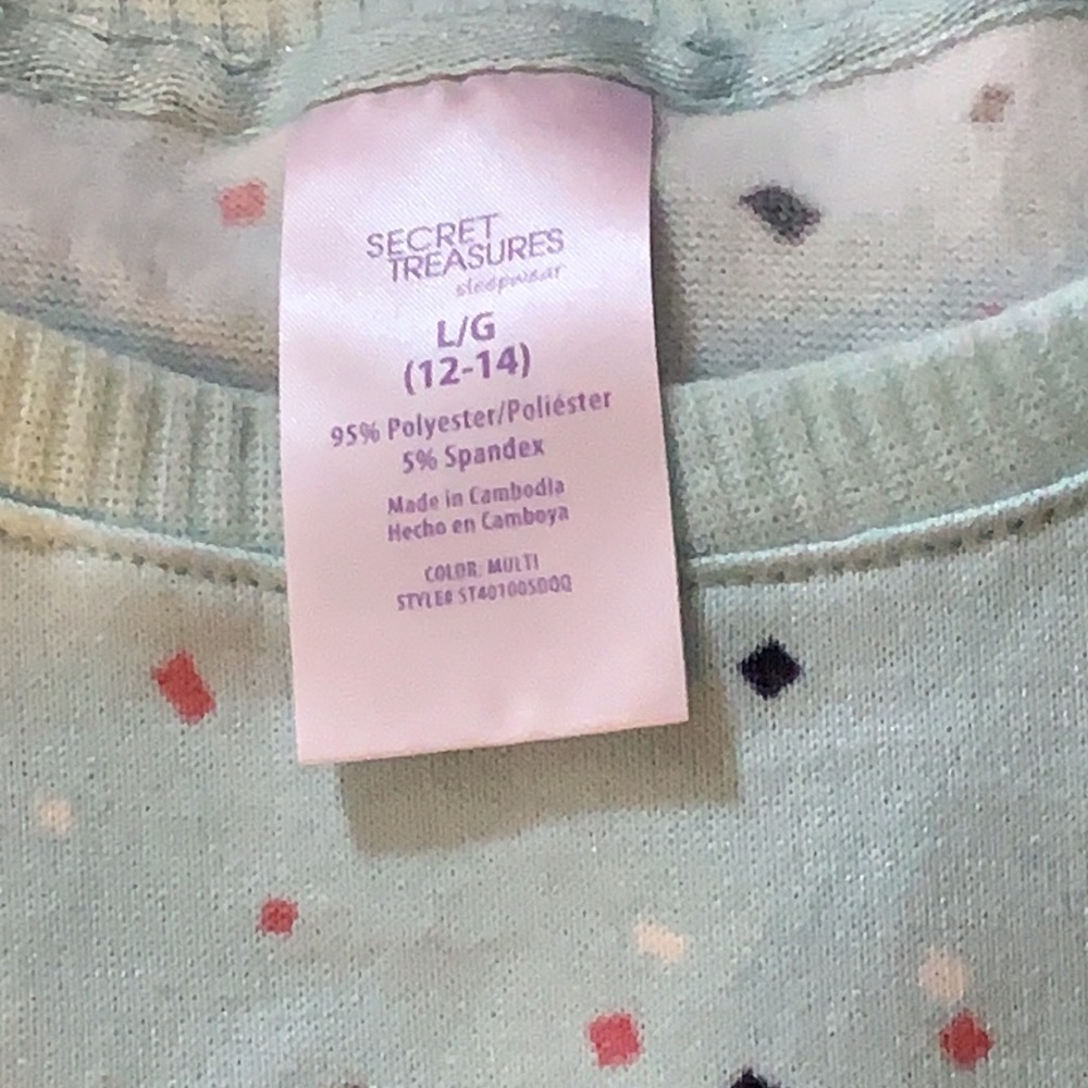 New Secret Treasures Pajama Set - Picture 2 of 2